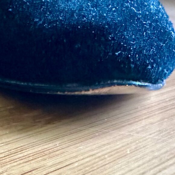 Dolce Vita Black Suede Kitten Heels Size 7.5M - Picture 3 of 8